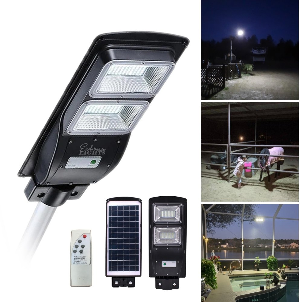 Solar LED Utendørs Lampe - Bærekraftig Belysning | Luvikno