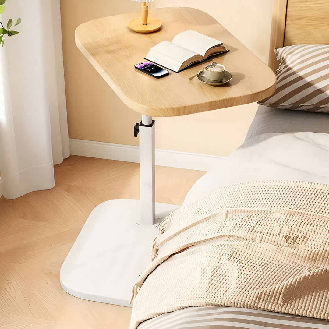 Justerbart Sidebord – Praktisk og Plassbesparende | Perfekt for Sofa og Seng | Luvikno