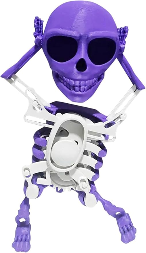Dancing and Swinging 3D Skull Toy | Luvikno