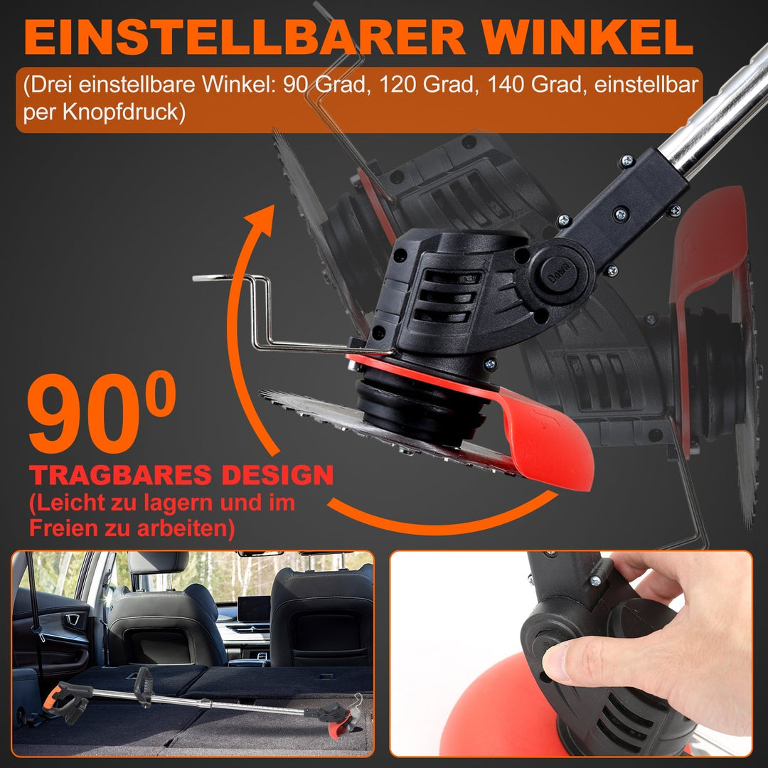 Batteri Gressklipper 21V 8000 RPM | Luvikno