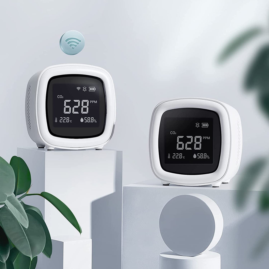 INKBIRD WiFi 3-i-1 Innendørs CO2 Detektor IAQM-068W | Luvikno