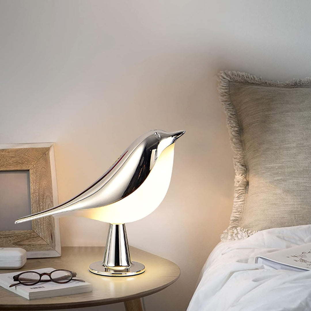 Moderne Tre LED Bordlampe Fugl Design Luvikno