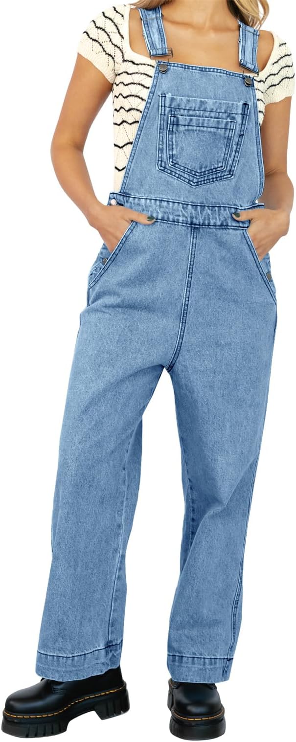 Luvik | Denim haalari leveillä lahkeilla