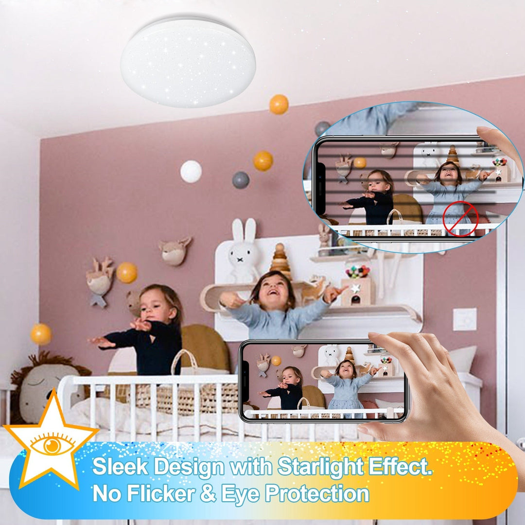 24W LED taklampe dimbar med stjernehimmeleffekt | Luvikno