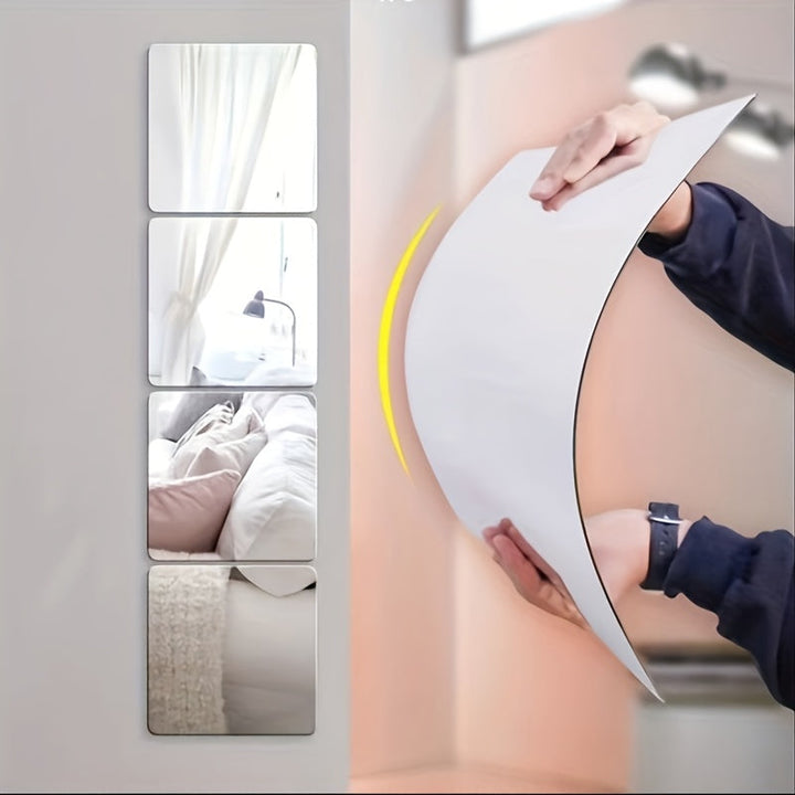 AcrylicSafe Speilsett – Stilige og Bruddresistente Speil Luvikno