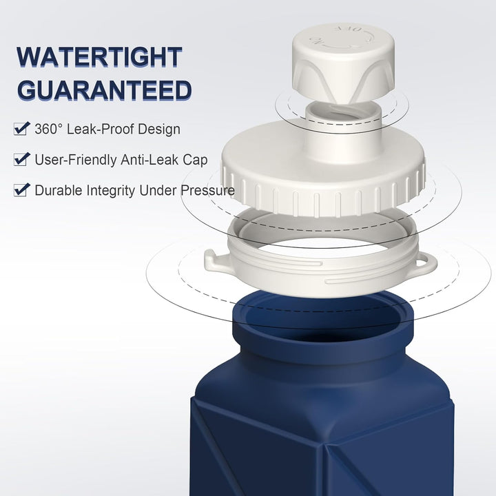 FlexiBottle – Kompakt Silikon Flaske 610ml Luvikno