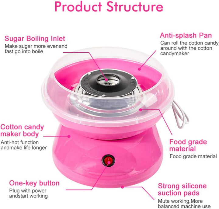 Mini bomull candy maskin