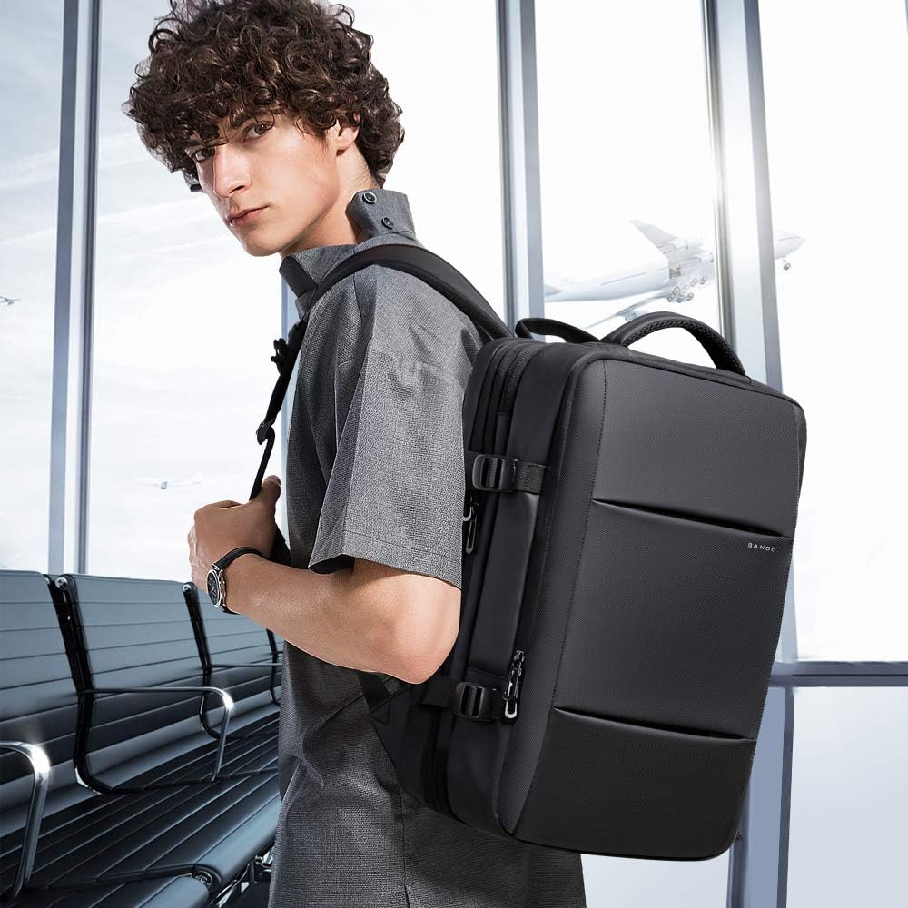 Utvidbar 26–45L Vanntett Reise Ryggsekk med Laptoplomme & Duffelbærer | Luvikno