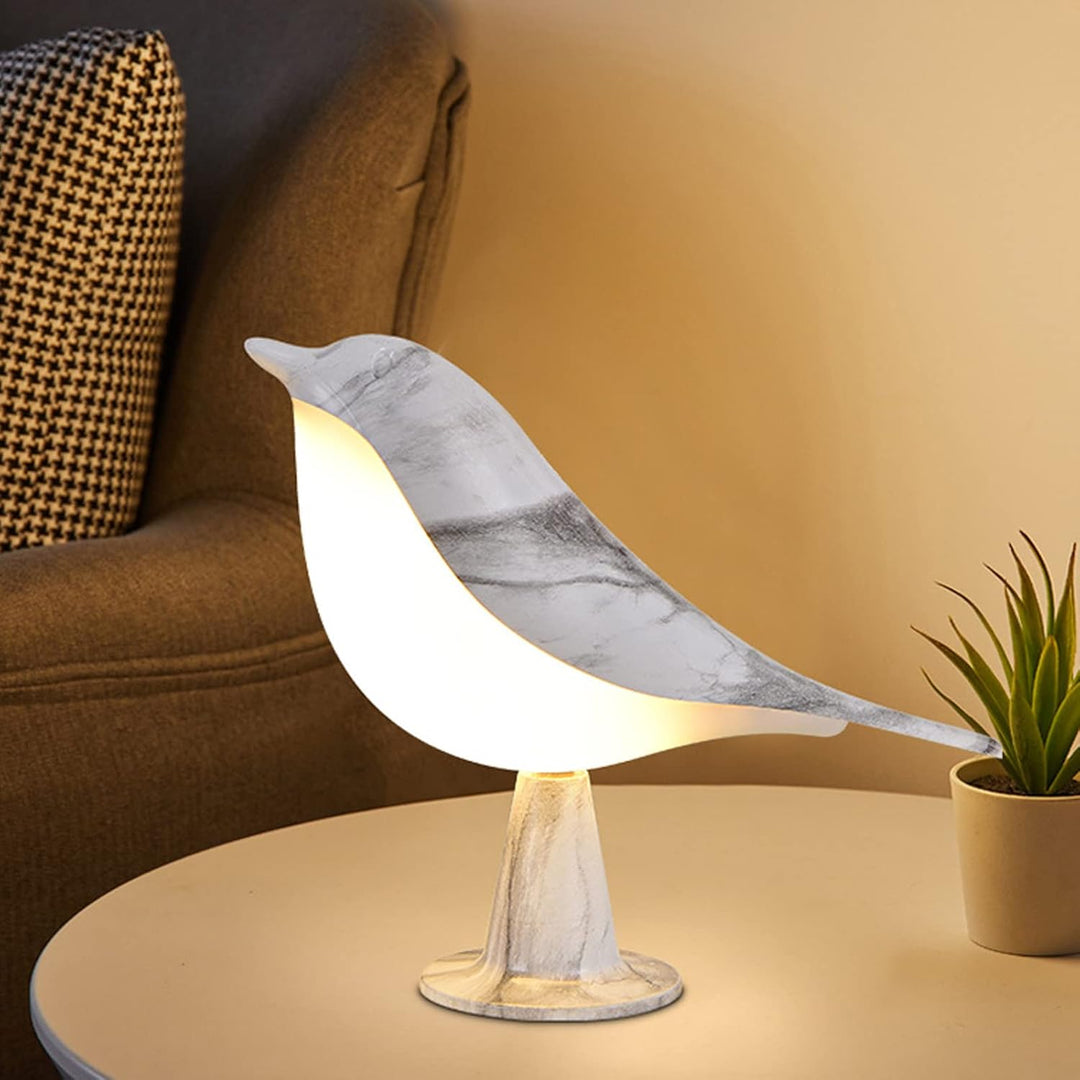 Moderne Tre LED Bordlampe Fugl Design Luvikno