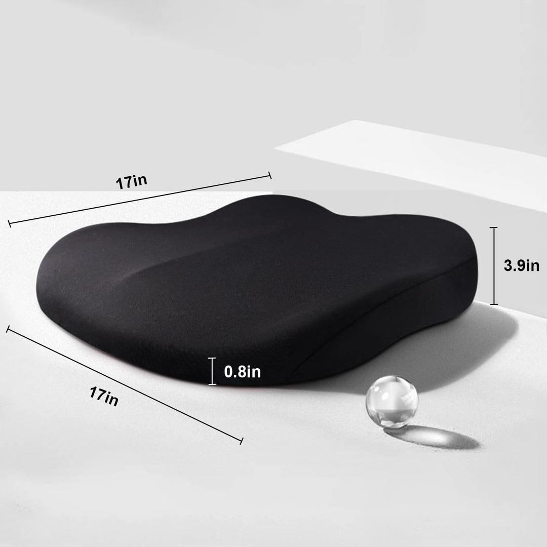 Bilpute Høyde Økning – Ergonomisk Sete Boosterpute med Minne Skum | Luvikno