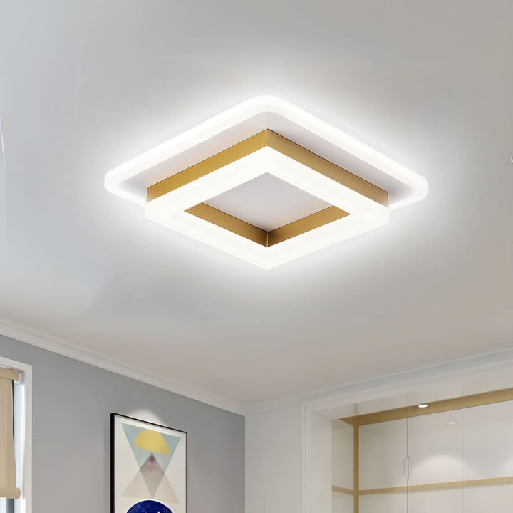 Luvikno | Firkantet LED Taklampe for Moderne Interiører