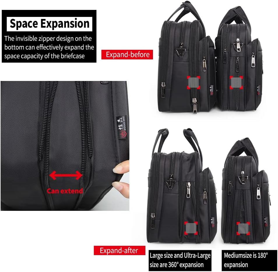 Herre Canvas Laptop- og Business Tote Bag | Luvikno