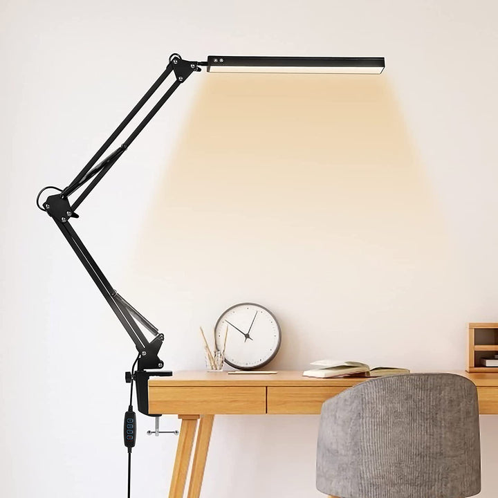 LED Skrivebordslampe Klemme Lys Dimmbar 10W | Luvikno