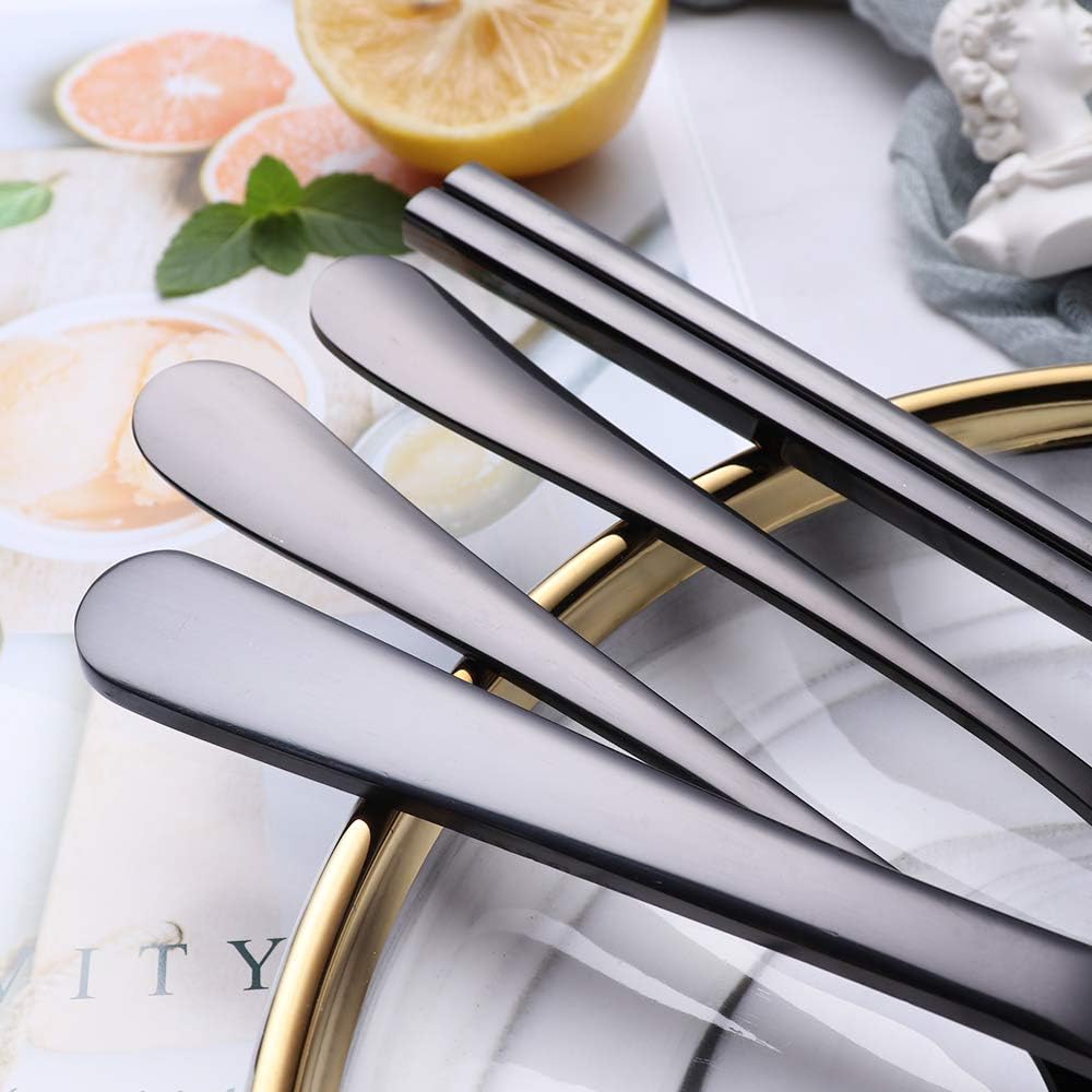 Luvikno | Bestikksett GoCutlery | 4-delt for på farten | Rustfritt stål & BPA-fritt | Med transportcase