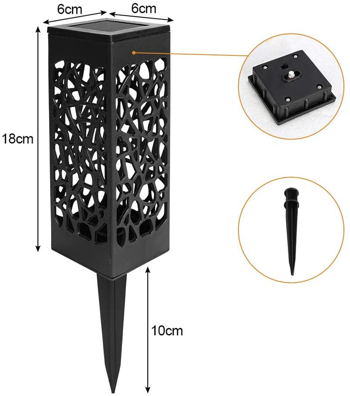 12X Solar Lights LED Sti Lys Hage Belysning | Luvikno