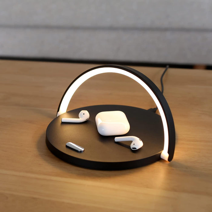 Luvikno | ChargeGlow – Trådlampe for stilig belysning og lading i ett