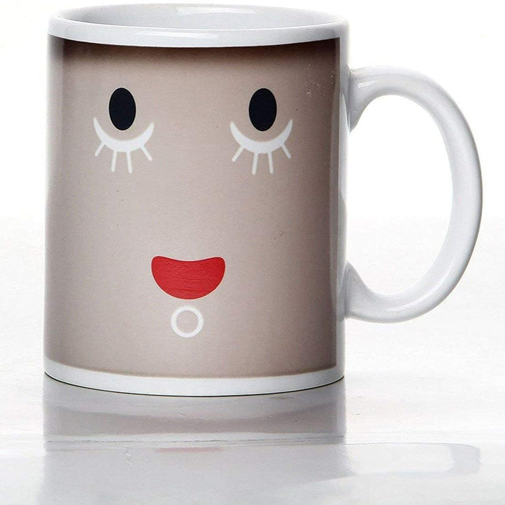 Morning Smiley Magic Varmefølsom Fargeforandrende Keramikk KaffeKopp | Luvikno