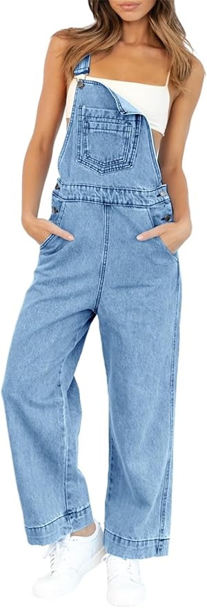 Luvik | Denim haalari leveillä lahkeilla