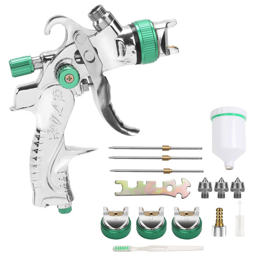 HVLP Spray Gun Spray Gun Set med rustfritt stål dyse | Luvikno