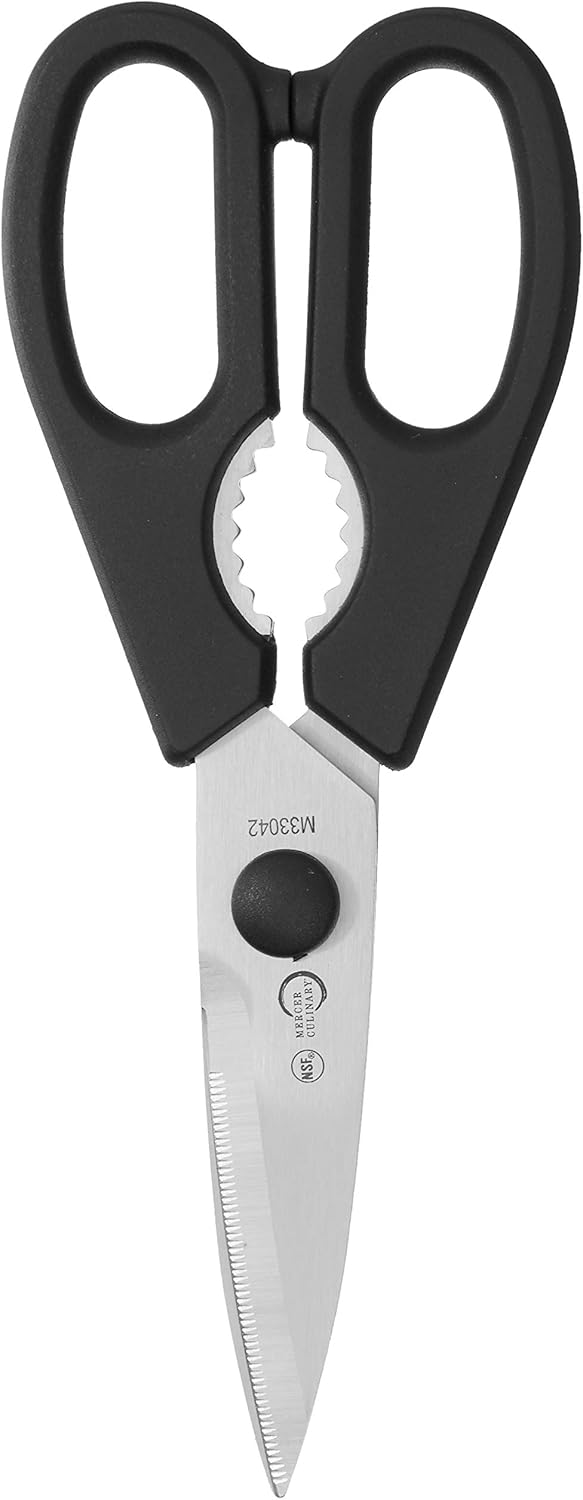 Luvikno | Kokkens Kniv Saks - Premium Rustfritt Stål Blader - Ideell for Kutting av Urter, Fjærfe og Andre Kjøkkenoppgaver - Ergonomiske Håndtak for Komfortabelt Grep og Presisjon - Multifunksjonell og Holdbar