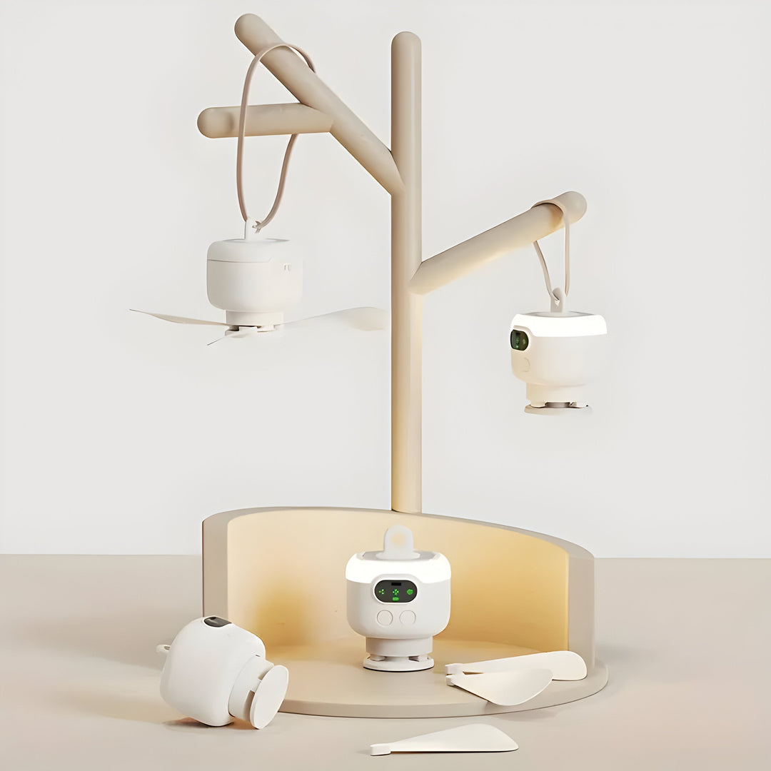 CoolTrail - Campingvifte for utendørs USB-oppladbar | Luvikno