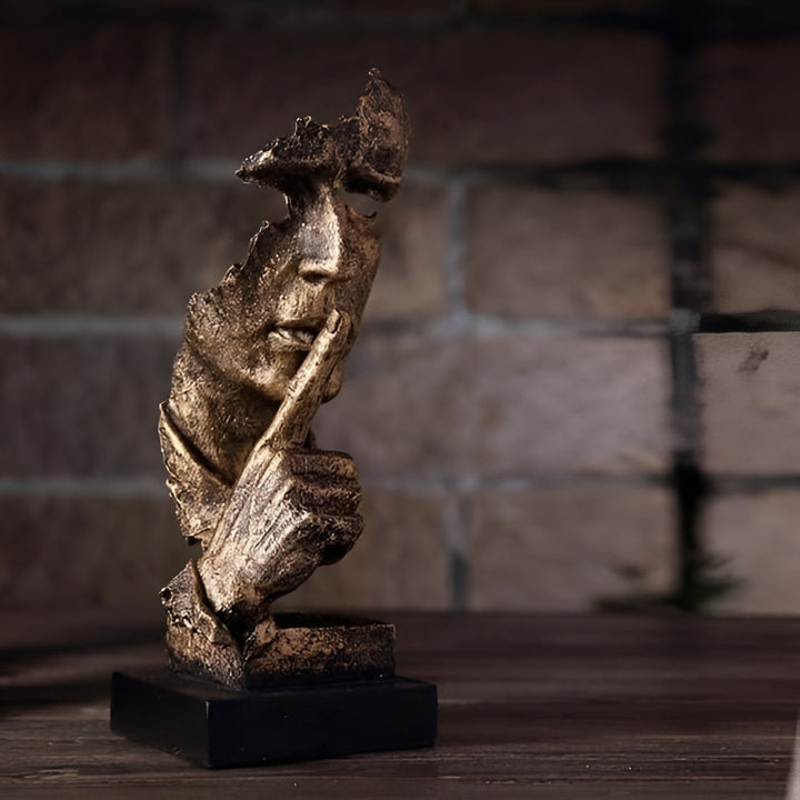 Abstract Thinker Skulptur – Moderne Deco Figur laget av Harpiks | Perfekt for Stue & Kontor | Luvikno