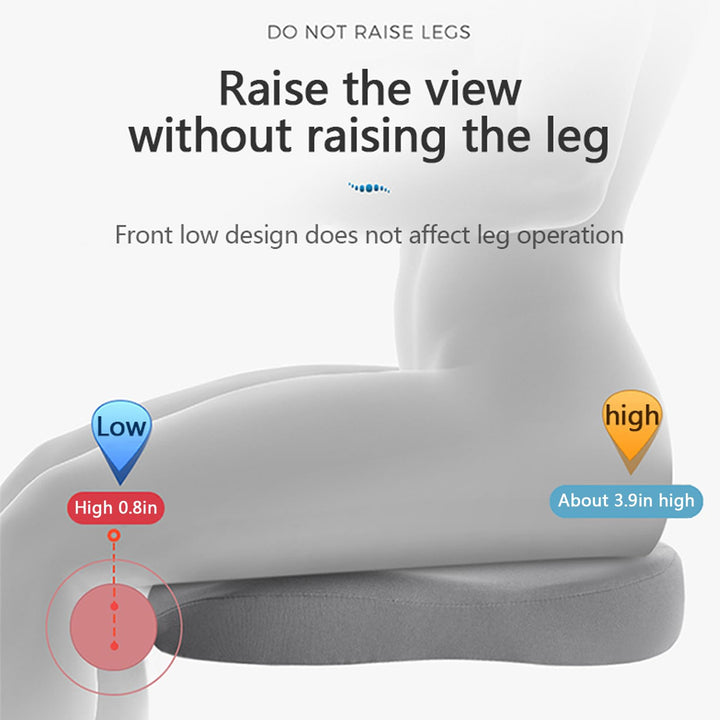 SitComfort Ergonomisk Setekube for Bil og Kontor – Bedre Setehøyde og Holdning | Luvikno