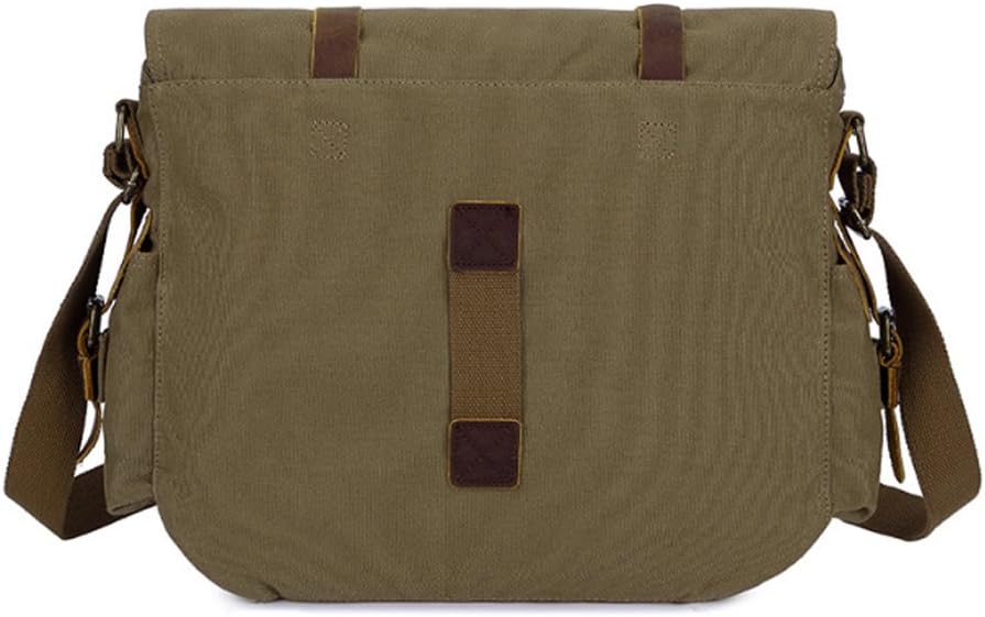 RetroCarry Bag – Vintage Canvas Skulderveske for Laptoper Luvikno