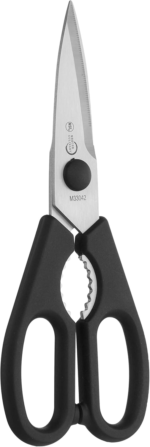 Luvikno | Kokkens Kniv Saks - Premium Rustfritt Stål Blader - Ideell for Kutting av Urter, Fjærfe og Andre Kjøkkenoppgaver - Ergonomiske Håndtak for Komfortabelt Grep og Presisjon - Multifunksjonell og Holdbar