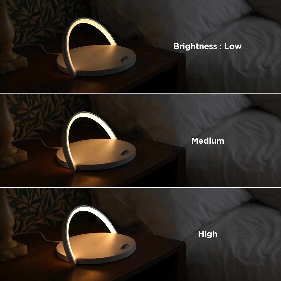 Luvikno | 3-i-1 Chargelight - Lampe inkludert trådløs lader