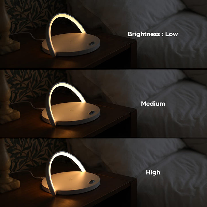 Luvikno | 3-i-1 Chargelight - Lampe inkludert trådløs lader