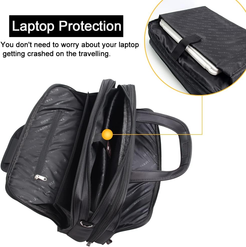 Herre Canvas Laptop- og Business Tote Bag | Luvikno