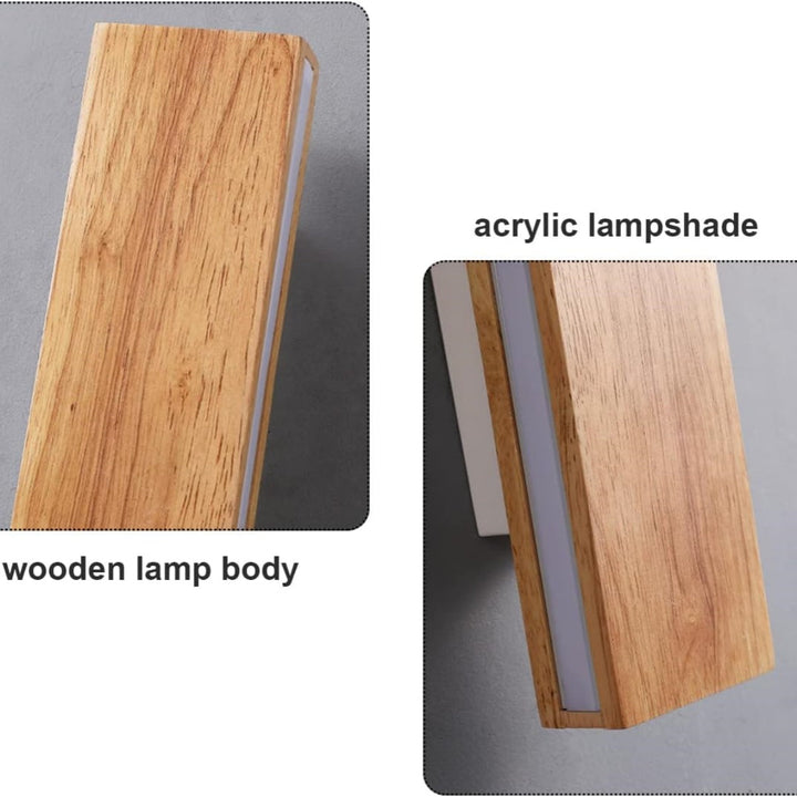 Vegglampe med roterbar tre LED-design Luvikno