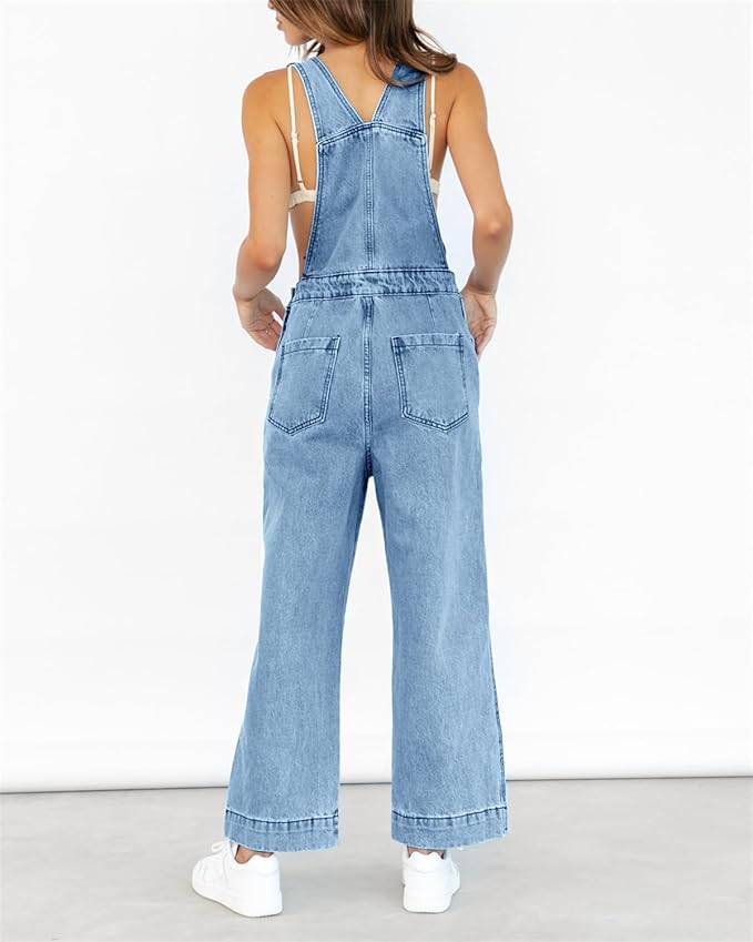 Luvik | Denim haalari leveillä lahkeilla