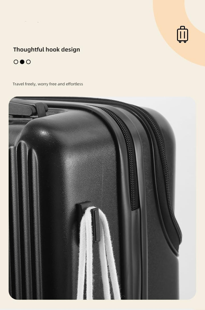 Hard Shell Carry-On med koppholder, USB-port og TSA-lås | Luvikno