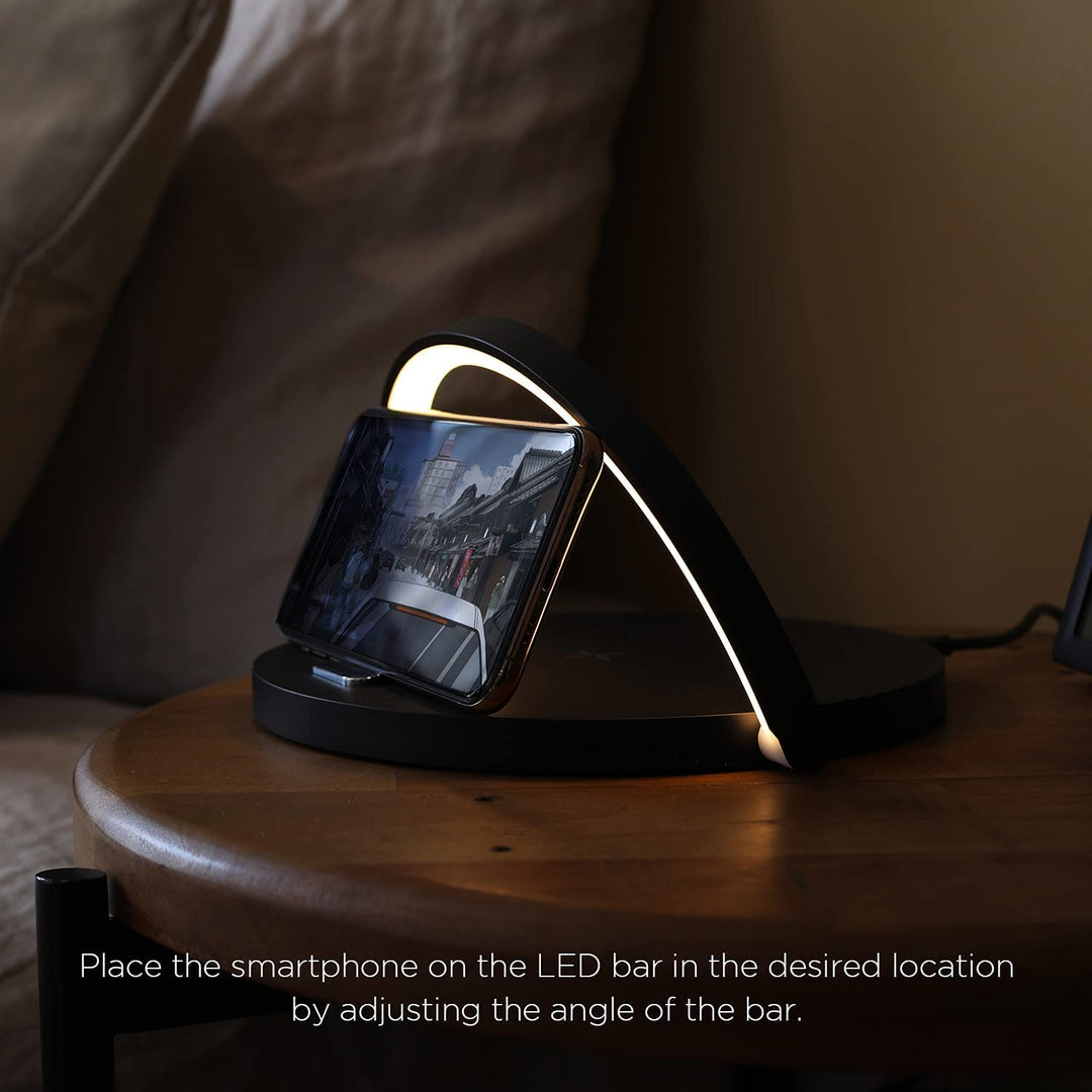 Luvikno | 3-i-1 Chargelight - Lampe inkludert trådløs lader