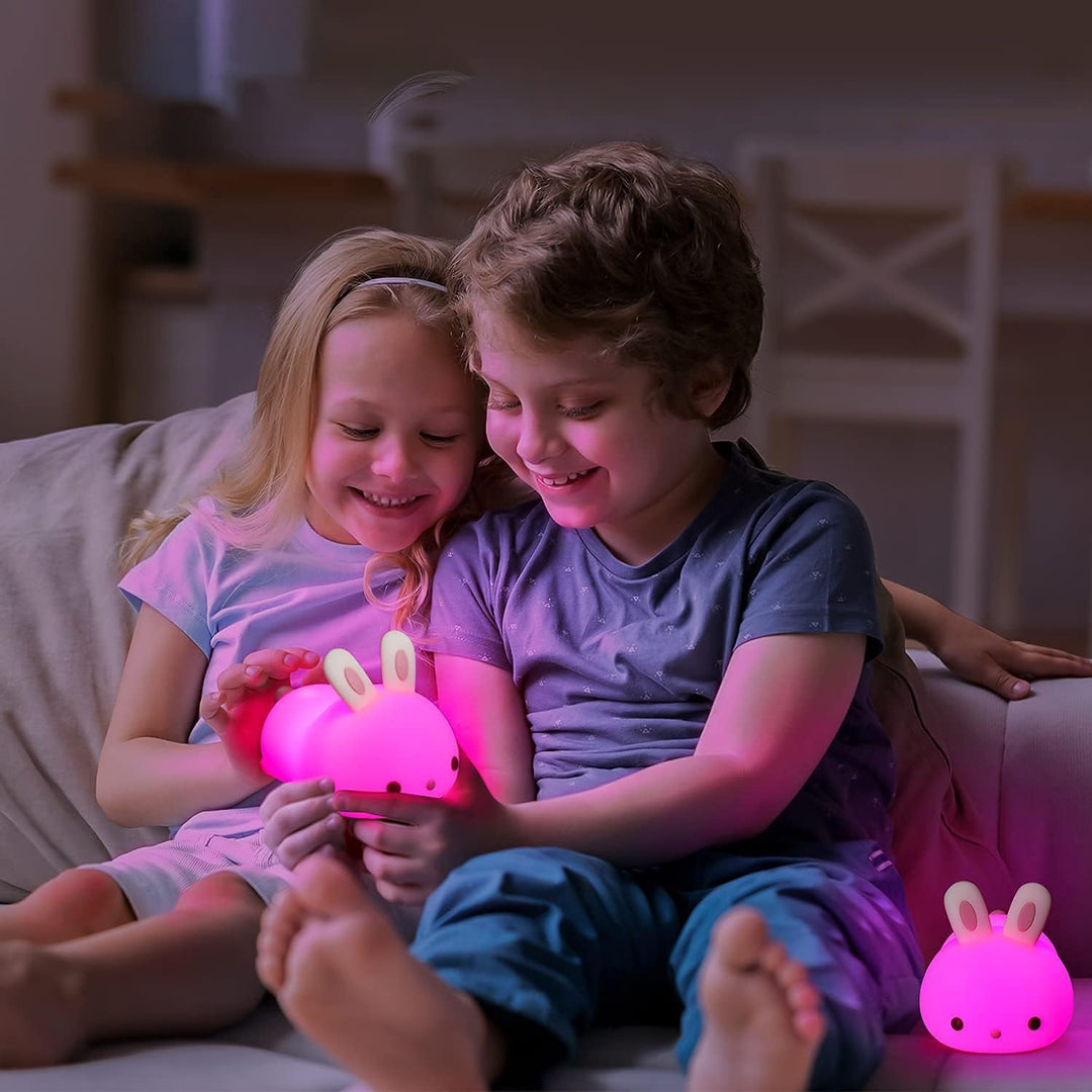 Luvikno | RabbitDream Nattlampe Magisk Kanin med Fargeendrende LED Lys