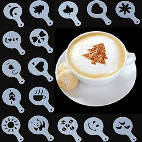 Latte Stencil Kit - 16 Deler Sett | Luvikno