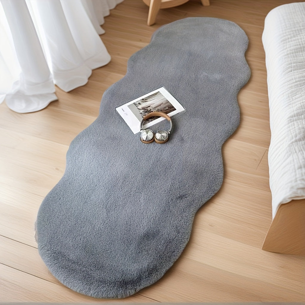 VelvetSoft Comfort Teppe – Vaskbart antiskli plysj gulvmatte for ethvert rom | Luvikno