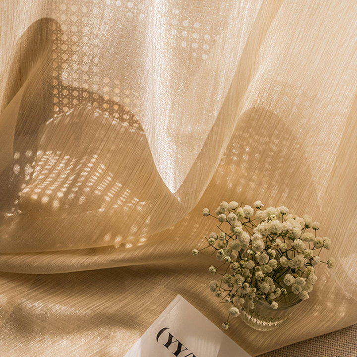 Transparente Linse Gardiner, Lyse og Moderne for Stue | Luvikno