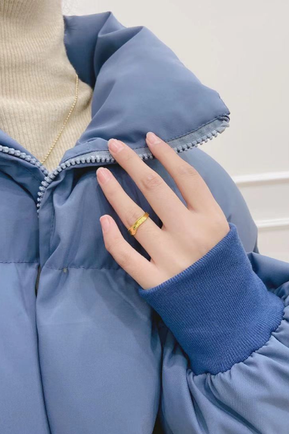 Luvik | monipuolinen kapea löysä lyhyt puuvillatakki