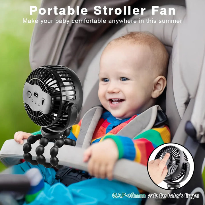 Compact Octopus Mini Fan | Luvikno