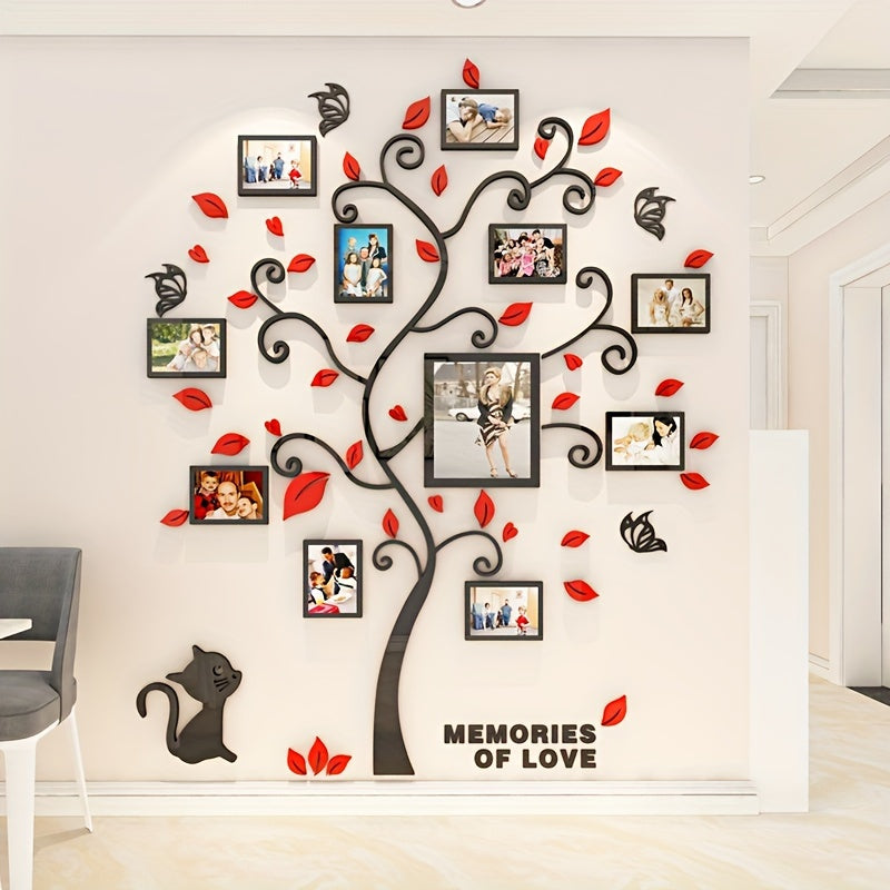 MemoryTree - Unik 3D Foto Tre Veggdekorasjon Luvikno
