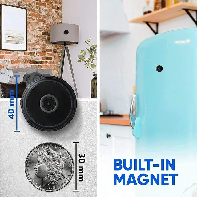 Luvikno | Mini trådløs magnetisk kamera med lyd- og video direktestrøm