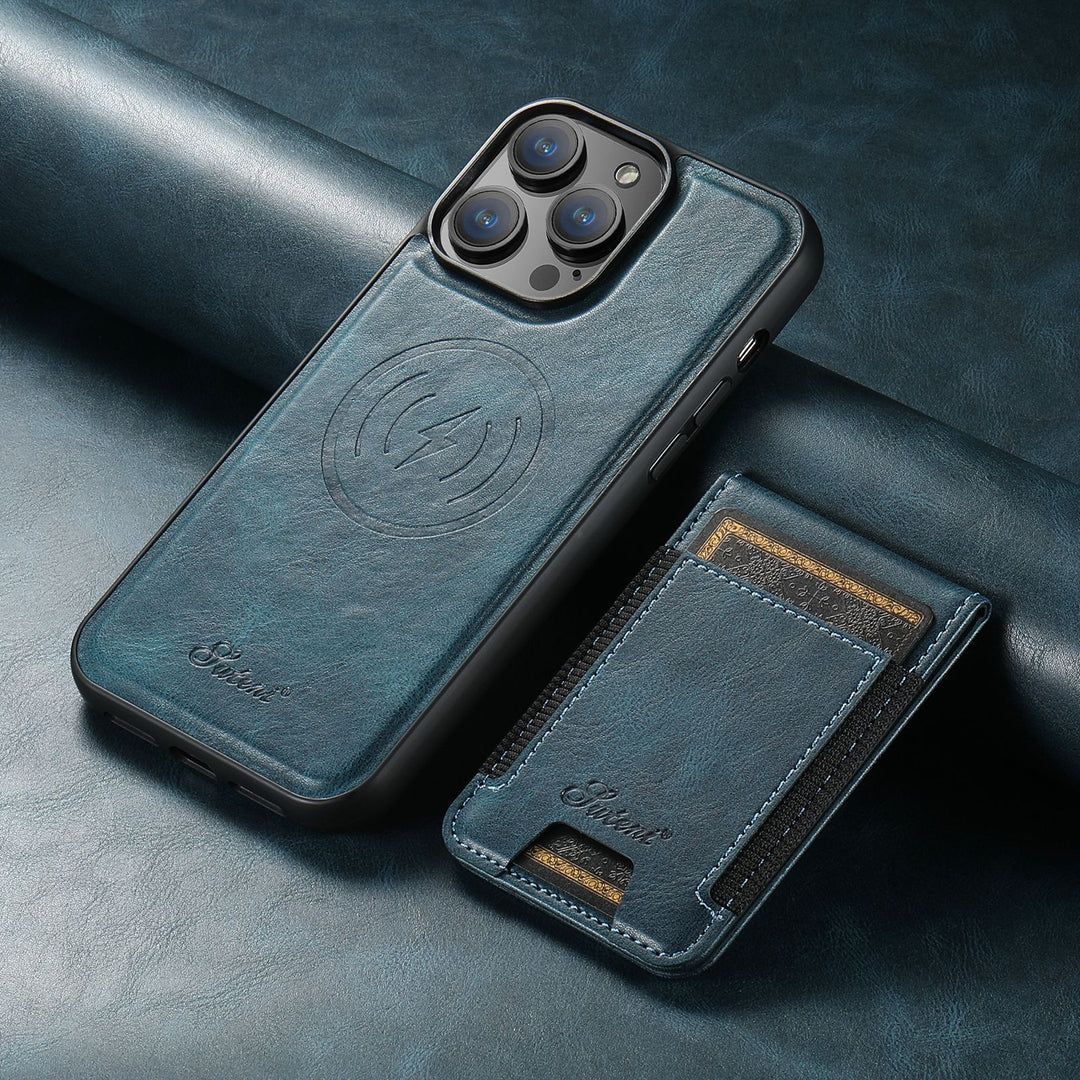 LuxLeather Case - Elegant Lærtelefonveske med MagSafe Luvikno