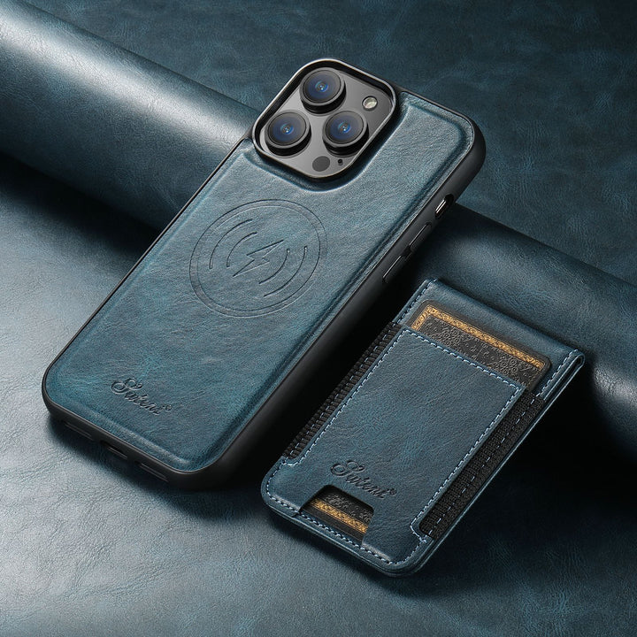 LuxLeather Case - Elegant Lærtelefonveske med MagSafe Luvikno
