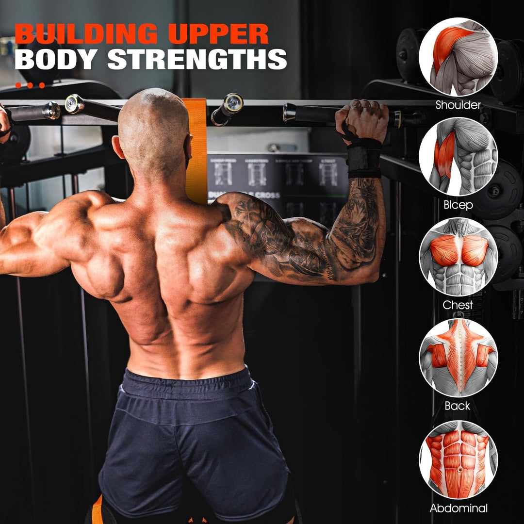 Pull-up assistanseband med dobbelt fot system | Luvikno
