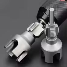Pipe Thread Reamer & Edge Cutter Drill Attachment Tool | Luvikno