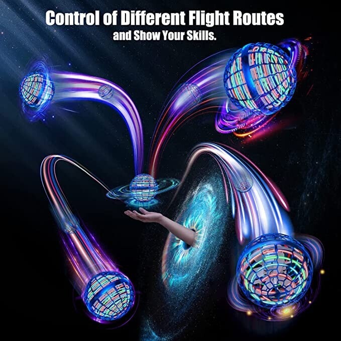 2024 Ny Oppgradert Fly Orb Pro Flygende Spinner Mini Drone Flygende hoverball | Luvikno