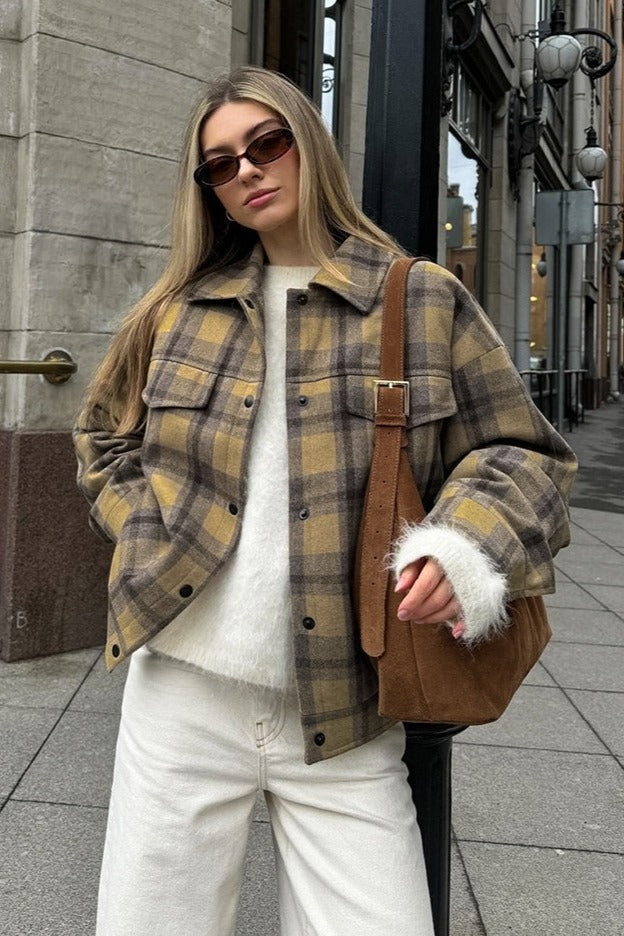 Luvik | Fit Check mønster ullkåpe